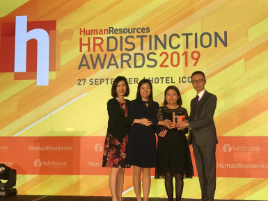 HR Distinction Awards 2019: Excellence in Employee Development – Sliver, Excellence in Talent Management – Bronze, Excellence in HR Strategic Plan – Bronze