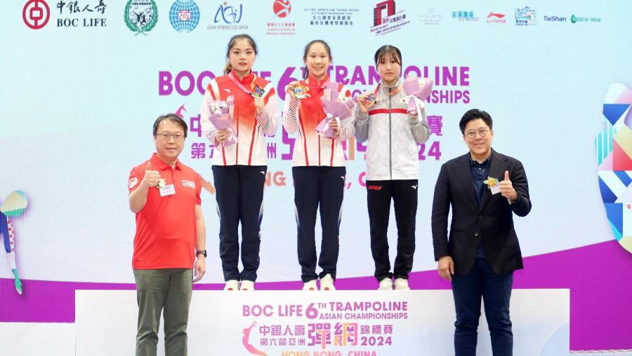 "BOC Life 6th Trampoline Asian Championships" Concludes Successfully