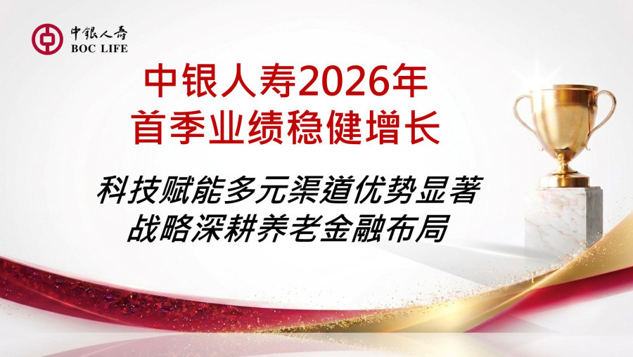 中银人寿2026年首季业绩稳健增长 科技赋能多元渠道优势显著 战略深耕养老金融布局