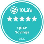 5-Star QDAP Award (Savings) in 10Life 5-Star Insurance Award 2025