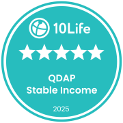 5-Star QDAP Award (Stable Income) in 10Life 5-Star Insurance Award 2025